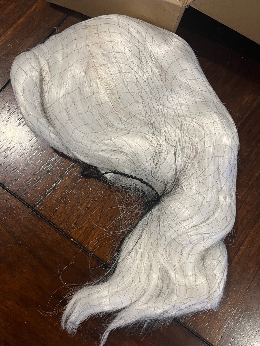 White Synthetic Long Wig for Women - Smooth Elegant Style